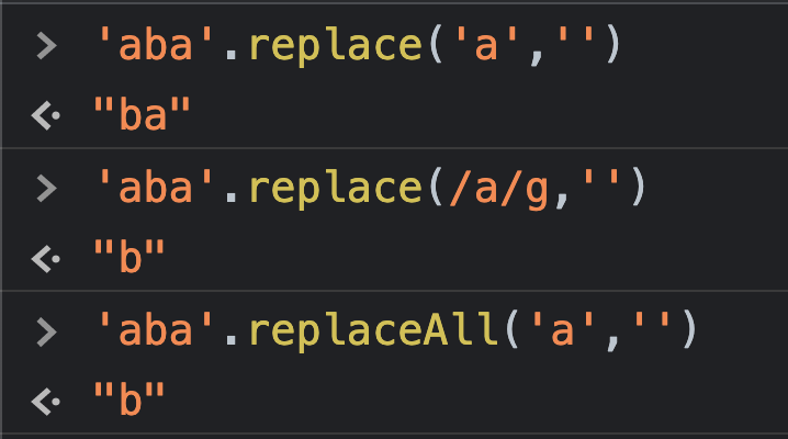 Javascript replace